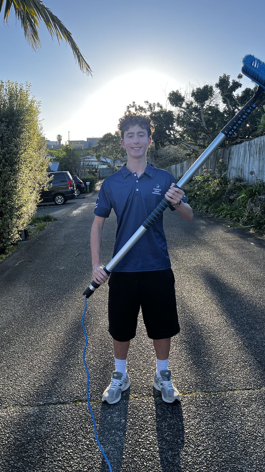 Noah, window cleaning specialist at Coastal Clear Windows